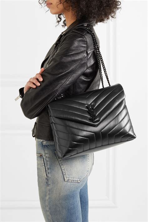 SAINT LAURENT Loulou medium quilted leather .